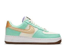 Nike: Зелёные кроссовки  Air Force 1