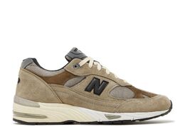 New Balance: Серые кроссовки  991