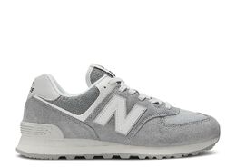 New Balance: Белые кроссовки  574