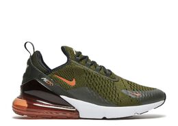 Nike: Зелёные кроссовки  Air Max 270