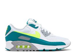 Nike: Зелёные кроссовки  Air Max 90