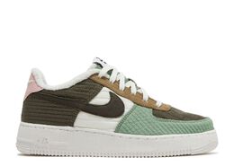 Nike: Зелёные кроссовки  Air Force 1