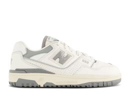 New Balance: Серебристые кроссовки  550