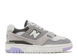 New Balance: Серые кроссовки  550