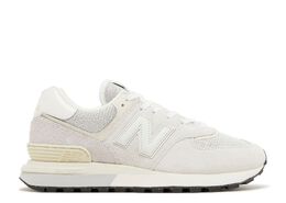 New Balance: Белые кроссовки  574