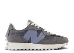 New Balance: Серые кроссовки  327