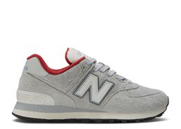 New Balance: Голубые кроссовки  574