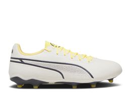 PUMA: Серые кроссовки  King Pro FG