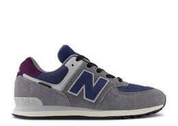 New Balance: Синие кроссовки  574