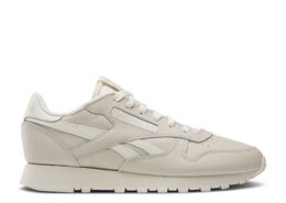 Reebok: Бежевые кроссовки  Classic Leather