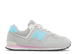 New Balance: Серые кроссовки  574