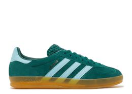 Adidas: Зелёные кроссовки  Gazelle