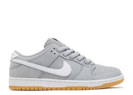 Nike: Серые кроссовки  Dunk Low Pro