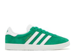 Adidas: Зелёные кроссовки  Gazelle