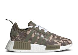 Adidas: Зелёные кроссовки  NMD_R1 J