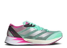 Adidas: Зелёные кроссовки  Adizero Adios