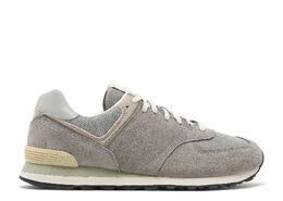 New Balance: Серые кроссовки  574