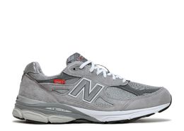 New Balance: Серые кроссовки 