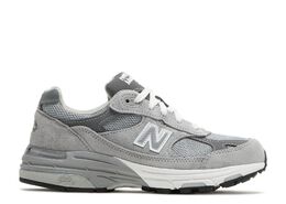 New Balance: Серые кроссовки 