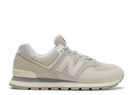 New Balance: Серые кроссовки  574