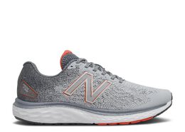 New Balance: Серые кроссовки  Fresh Foam