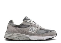 New Balance: Серые кроссовки 