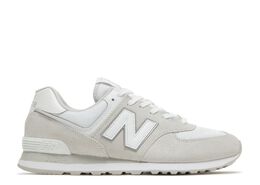 New Balance: Серые кроссовки  574