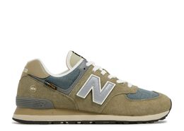 New Balance: Серые кроссовки  574