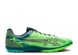 Asics: Зелёные кроссовки 