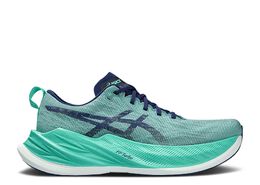 Asics: Зелёные кроссовки 