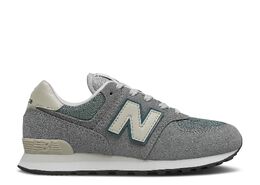 New Balance: Голубые кроссовки  574