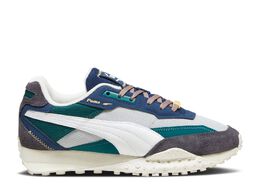PUMA: Серые кроссовки  Rider