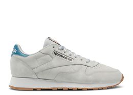 Reebok: Голубые кроссовки  Classic Leather