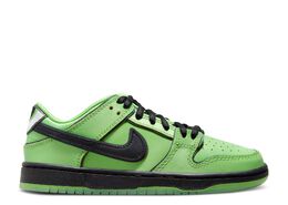 Nike: Зелёные кроссовки  Dunk Low Pro SB