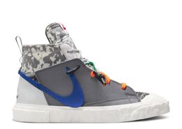 Nike: Серые кроссовки  Blazer Mid