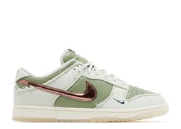 Nike: Зелёные кроссовки  Dunk Low