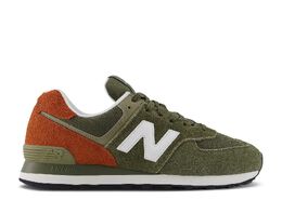 New Balance: Коричневые кроссовки  574