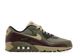 Nike: Зелёные кроссовки  Air Max 90