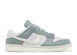 Nike: Зелёные кроссовки Dunk Low