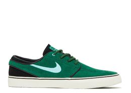 Nike: Зелёные кроссовки  Zoom Stefan Janoski