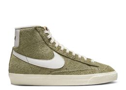 Nike: Зелёные кроссовки  Blazer Mid 77 Vintage