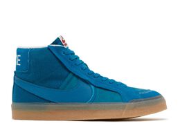 Nike: Зелёные кроссовки  Blazer Mid Premium