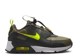 Nike: Зелёные кроссовки  Air Max 90