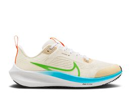 Nike: Голубые кроссовки  Air Zoom