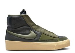 Nike: Зелёные кроссовки  Blazer Mid