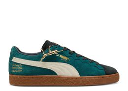 PUMA: Зелёные кроссовки  Suede