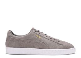 PUMA: Серые кроссовки  Suede