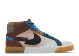 Nike: Тёмные кроссовки  Blazer Mid Premium