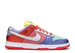 Nike: Синие кроссовки  Dunk Low