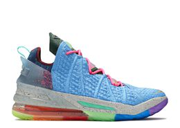 Nike: Розовые кроссовки  Lebron 18